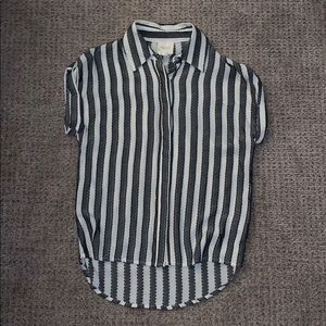 harper heritage button down. 100% rayon
